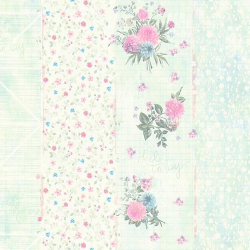 Creation floral striped - floral,