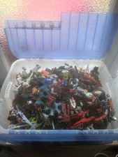 bionicle pieces box and other