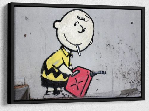 Banksy gas and smoke - banksy,