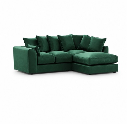 Sectional shape couch plush - sectional,