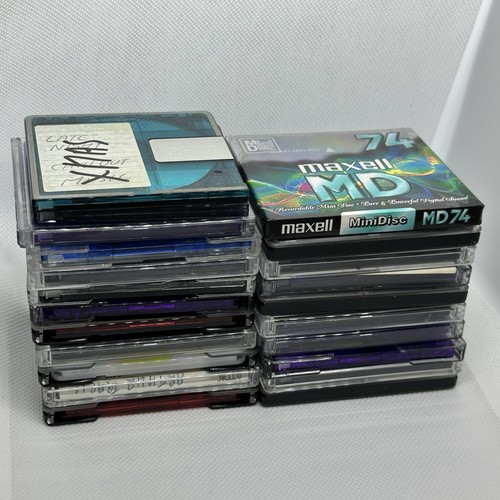 22x used mini disc - mini,