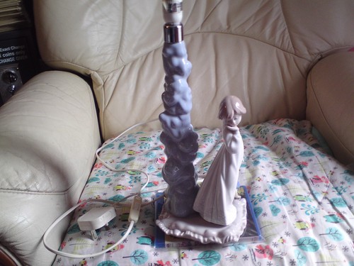 Nao table lamp girl with - table, lamp,girl