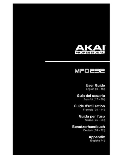 Akai mpd232 owners - akai,