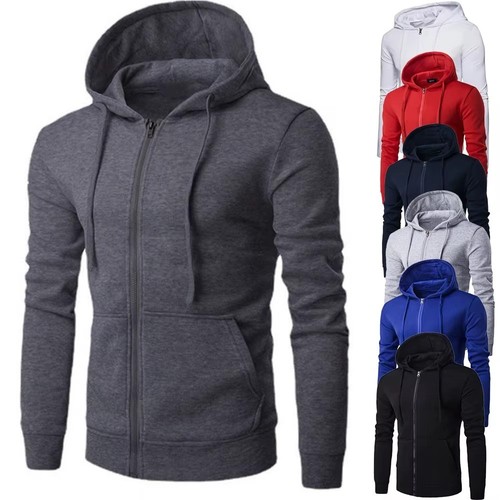 Mens hoodie fleece warm - fleece, hooded
