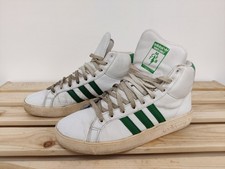 ADIDAS WHITE GREEN TRAINERS UK