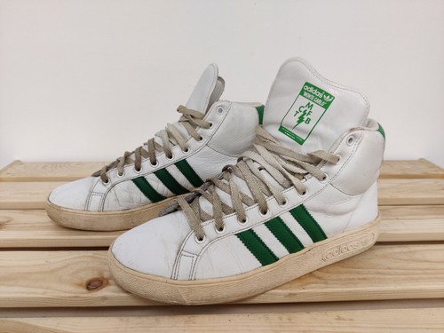 Adidas white green trainers - adidas,