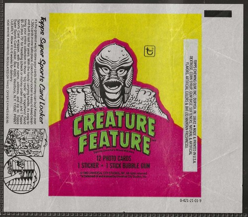 Topps bubble gum wrapper - topps, wrapper-
