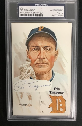 Pie traynor signed perez - pie,