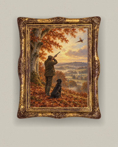 Pheasant shooting wall - pheasant,