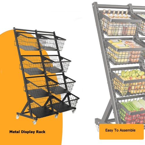 Tier metal veg - veg&fruit, retail