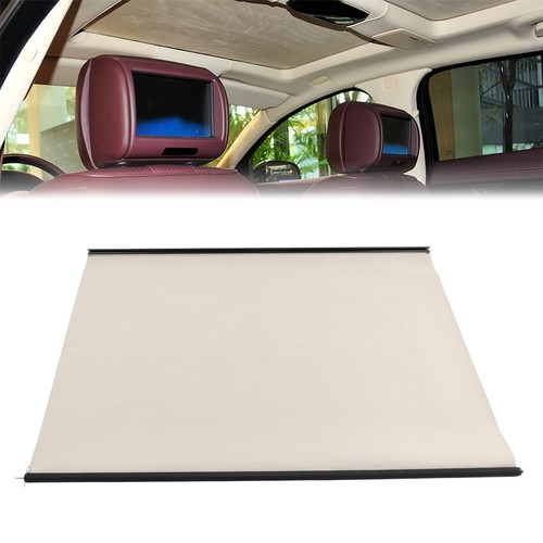 Beige sunroof sunshade curtain - sunshade,