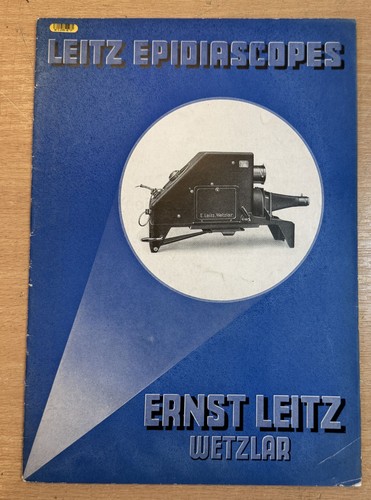 Ernst leitz epidiascopes - ernst,