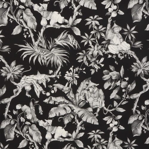 Oriental monkey monochrome - oriental,
