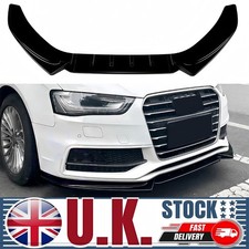 Car Front Bumper Spoiler Lip Kit For Audi A4 S4 B8.5 Sline 2013-2016 2015 Black.