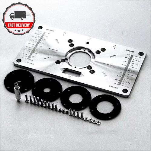 Aluminium router table - router, insert