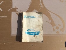 TRIUMPH STAG Parts catalogue