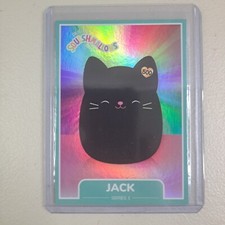 Jack RARE Squishmallow Holographic Foil Series 1 Trading Card #50 