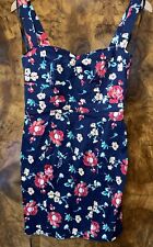 Kelly Brook Strappy Floral Wiggle Pencil Dress Size 12