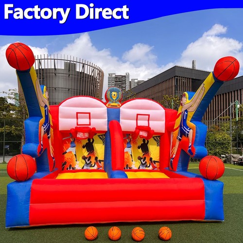 Inflatable basketball hoop - basketball,