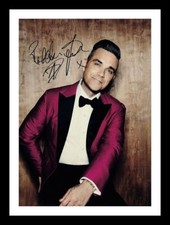Robbie williams autograph - robbie,