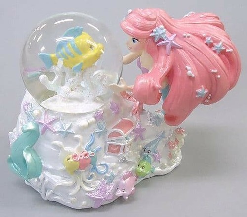 Ariel flounder snow globe - ariel,