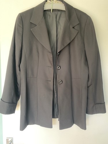 Ladies black blazer jacket - black,
