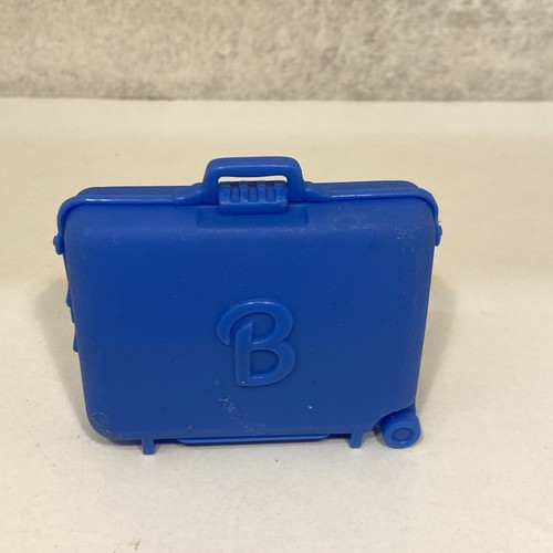 Vintage barbie suitcase blue - barbie,