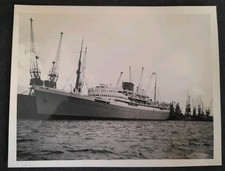 Union Castle RMS Pretoria Castle At Southampton Docks Old Photo