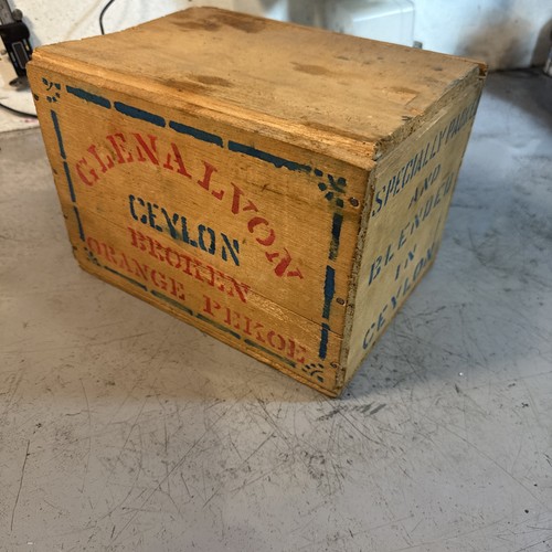 Vtg wood ceylon tea - vtg,