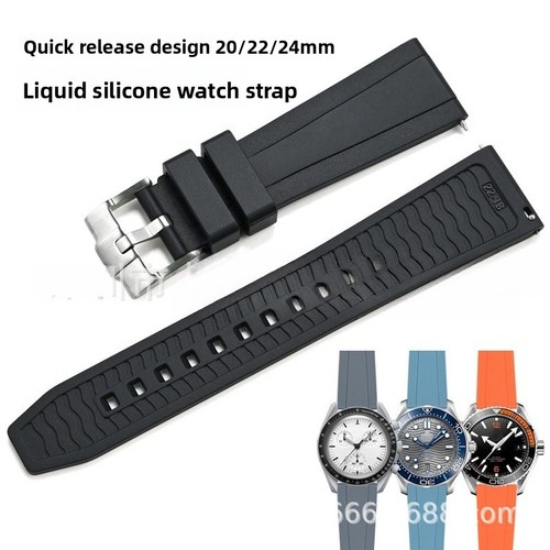 Waterproof silicone watch - waterproof, band