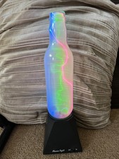 Vintage Retro Bottle Shape Plasma Lamp Light - Multi Coloured Flashing Lights
