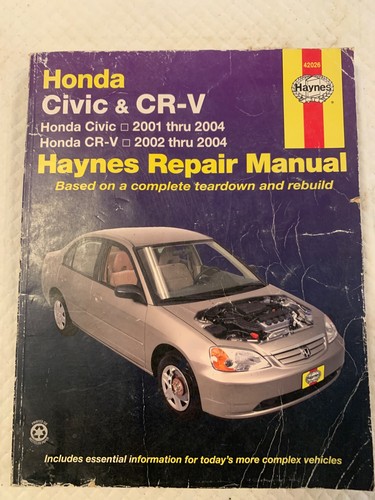 Repair manual haynes 42026 - manual,