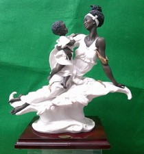 Giuseppe Armani Florence Figurine Black Maternity Mother & Child (BTR)
