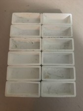 12 X White Hilary’s Blinds Screw Cover Blocks 35mm X 10mm