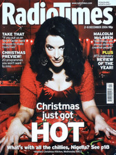RADIO TIMES 2 DEC 2006 . NIGELLA LAWSON NIGELLA'S CHRISTMAS KITCHEN FRONT COVER