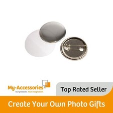 38mm Round Metal Pin Back
