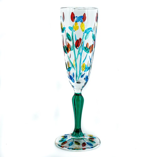 Murano glass champagne multi - murano,