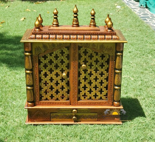 Wooden temple 24x12x30inches - temple,