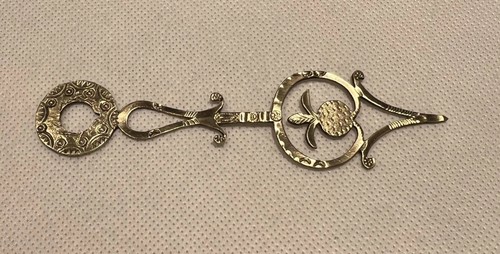 Vintage salvage brass clock - vintage,