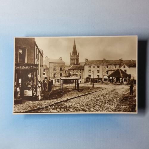 Alston postcard c1925 real - alston,