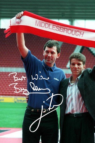 Juninho bryan robson signed - robson,