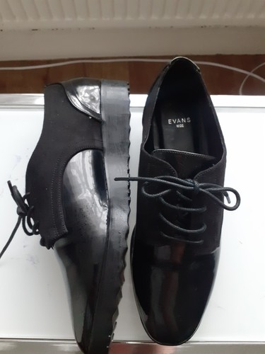 Evans women black shoes size - black, 6