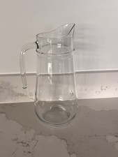 Large Glass Jug Pitcher Water
