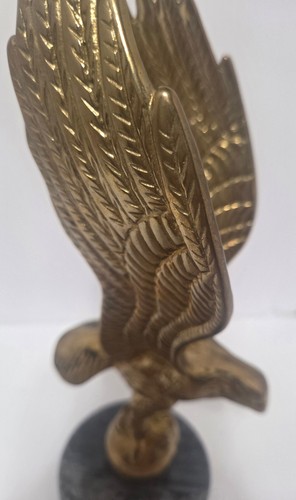 Vintage brass eagle globe - vintage,