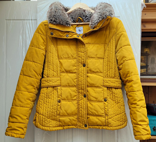 Mustard yellow gold puffer - yellow/gold,