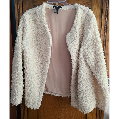Cream ivory popcorn shaggy - h&m,