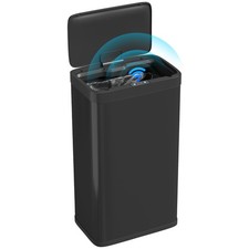 HOMCOM 45L Sensor Bin, Metal