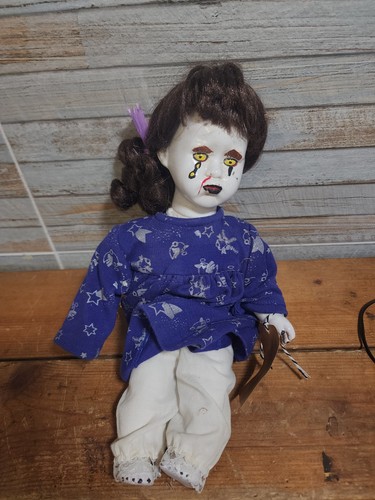Halloween scary porcelain doll - halloween,