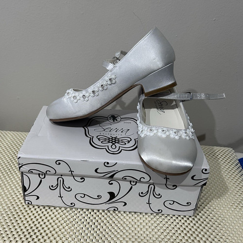 White satin mary jane - white, /