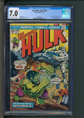 Incredible hulk 180 - #180, 7.0